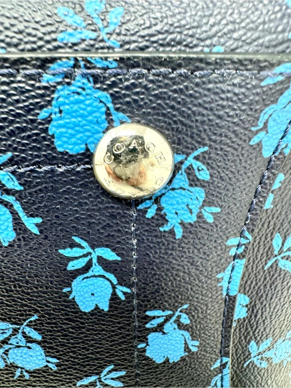 Coach Margot Carryall Satchel Bag in Badlands Floral Print - Excellent Condition
